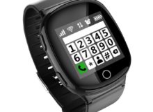 D100 GPS Telefoon horloge tracker met Wifi voor ouderen