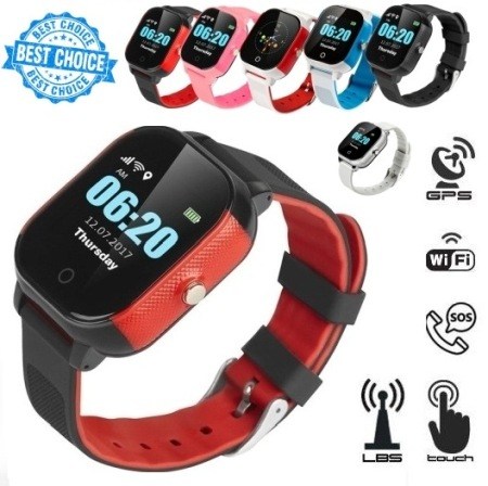 GPS Spotter Touchscreen KinderHorloge FA23 GW700S junior senior telefoon tracker